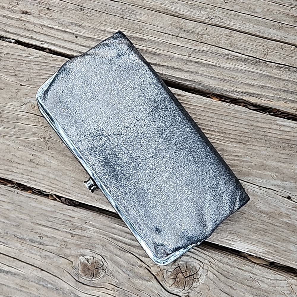 HOBO Silver Clutch